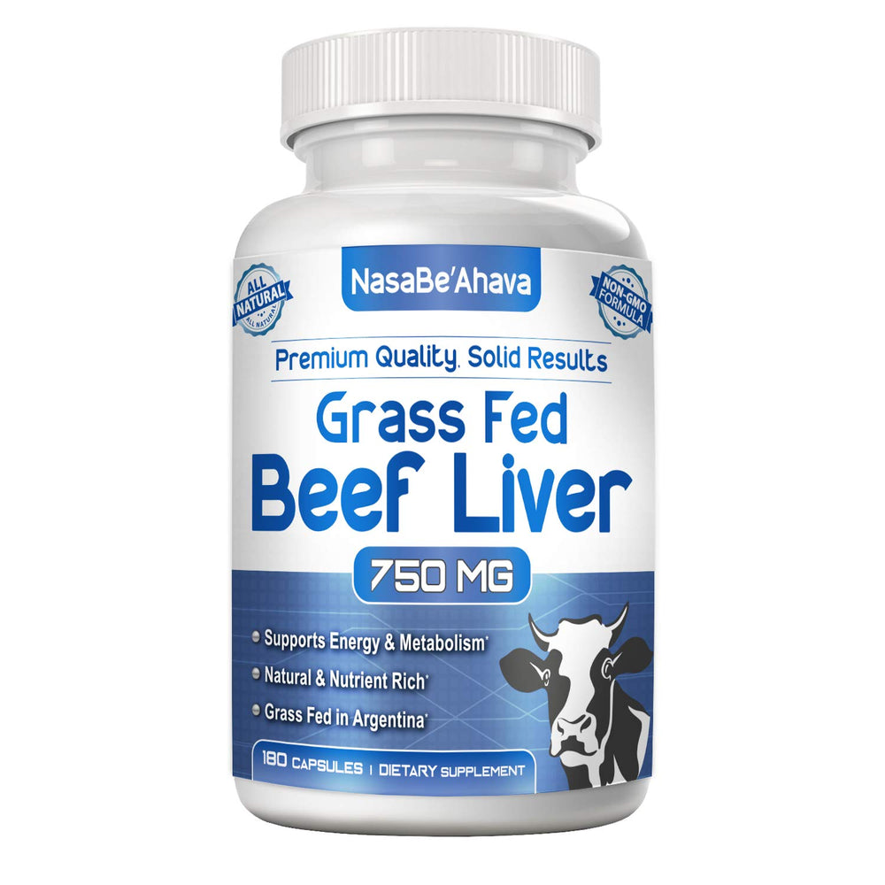 NASA Beahava Grass Fed Beef Liver (Desiccated) - 180 Capsules