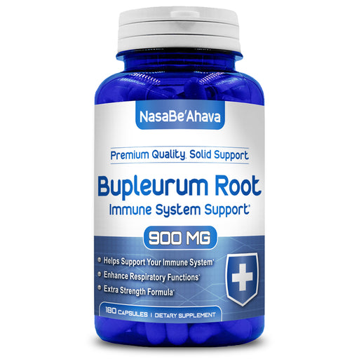 NasaBeahava Bupleurum Root 900mg, 180 Capsules, Helps Support Your Immune System, Extra Strength Formula, Non-GMO USA Made