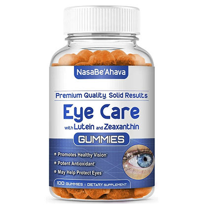 Eye Vitamins with Vitamin C and Zinc Zeaxanthin, Lutein Multivitamins - Sugar-Free Gummies with All Natural Ingredients, Vision Support, Immune Support, Vegan, Kosher