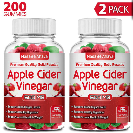 NASA Beahava Apple Cider Vinegar Gummies (200 Count) 2 Pack
